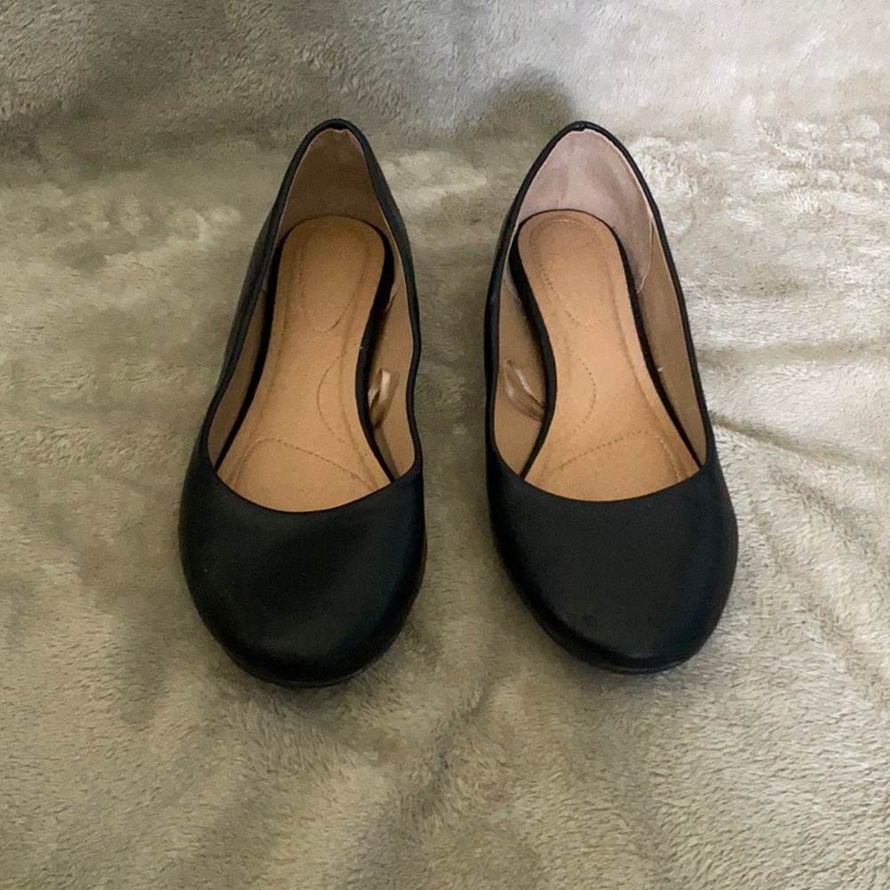 lane Bryant Black Flats